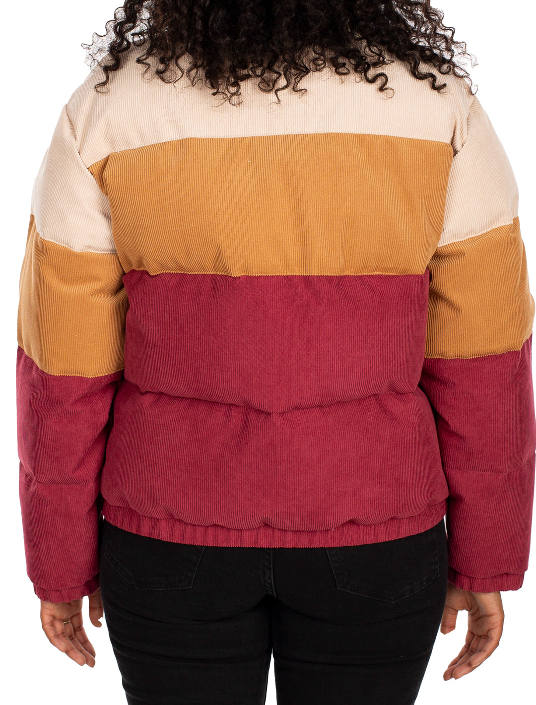 Iriedaily Cordy Puffer Jacket - Dark Red