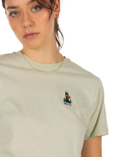 Iriedaily Duck Woman T-Shirt - Light Sage