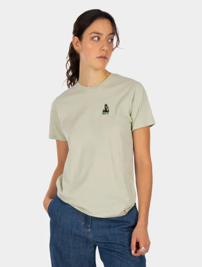 Iriedaily Duck Woman T-Shirt - Light Sage