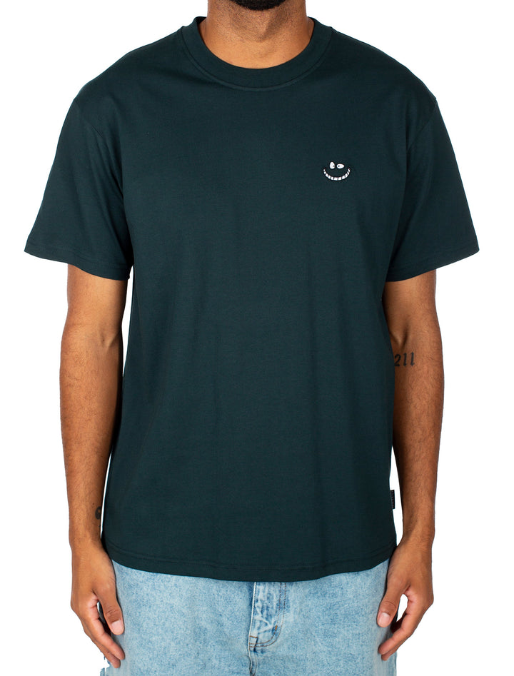 Iriedaily Grin Cat Tee - Nightforest