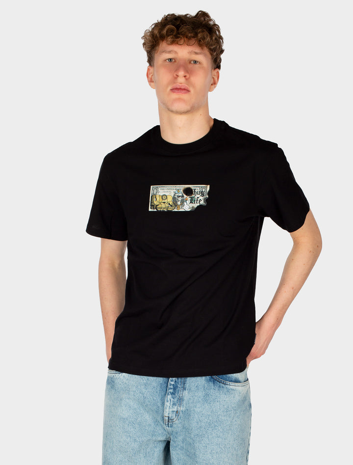 Iriedaily Hug Life T-Shirt Tee - Black