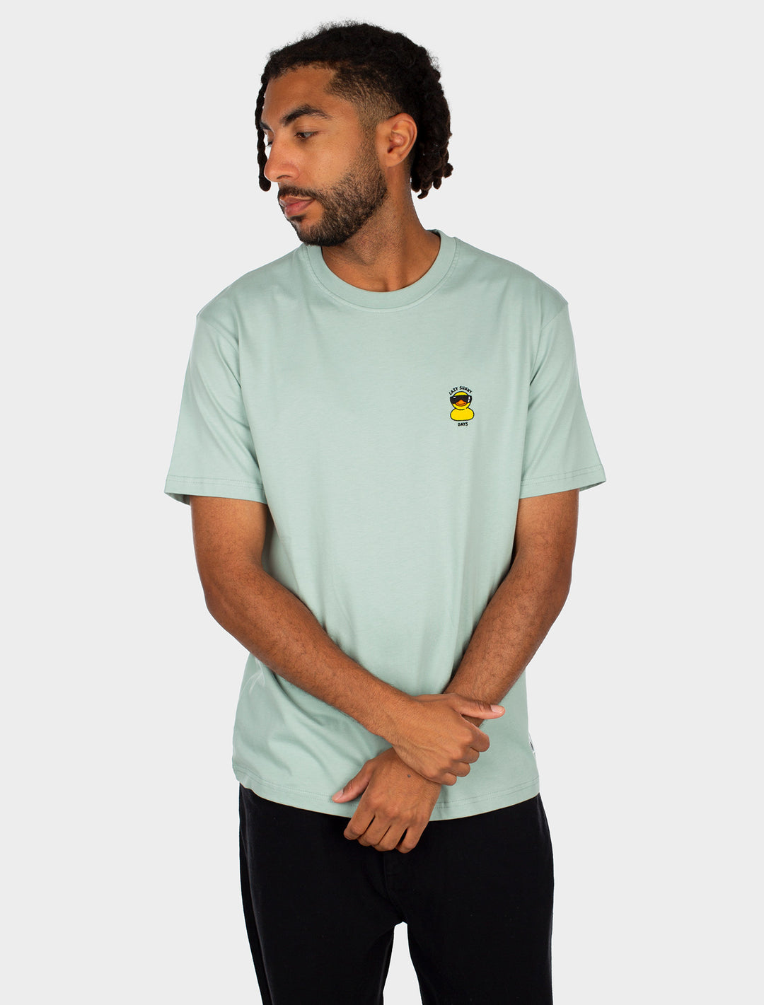 Iriedaily Lazy Sunny Day Emb T-shirt - Mint haze