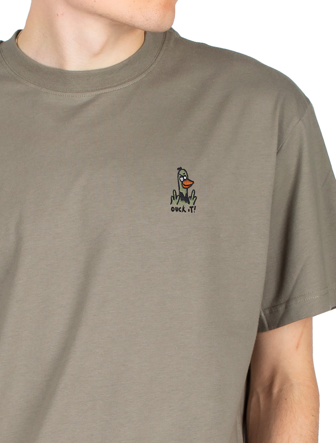 Iriedaily What the Duck T-shirt - Smokey Olive