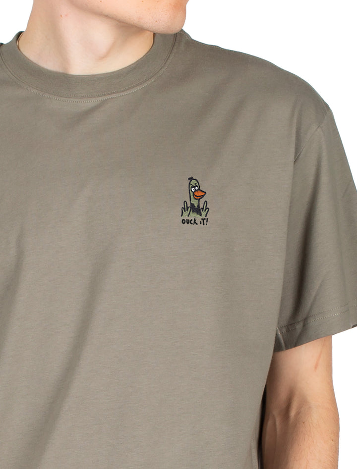 Iriedaily What the Duck T-shirt - Smokey Olive
