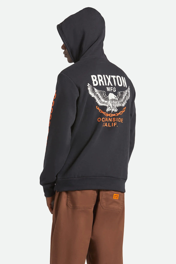 Brixton Waller Hoodie - Black