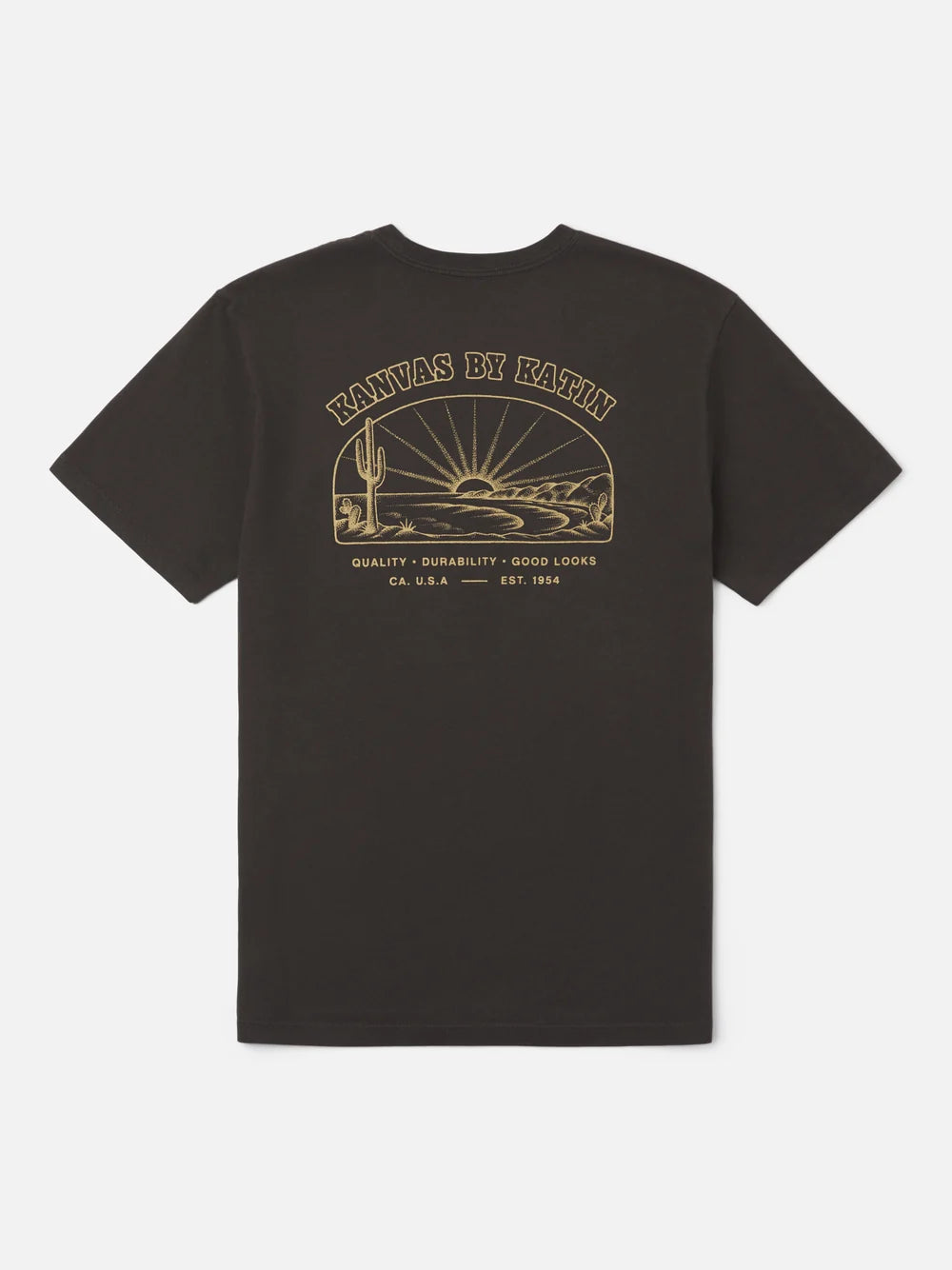 Katin Clint T-Shirt - Black Washed