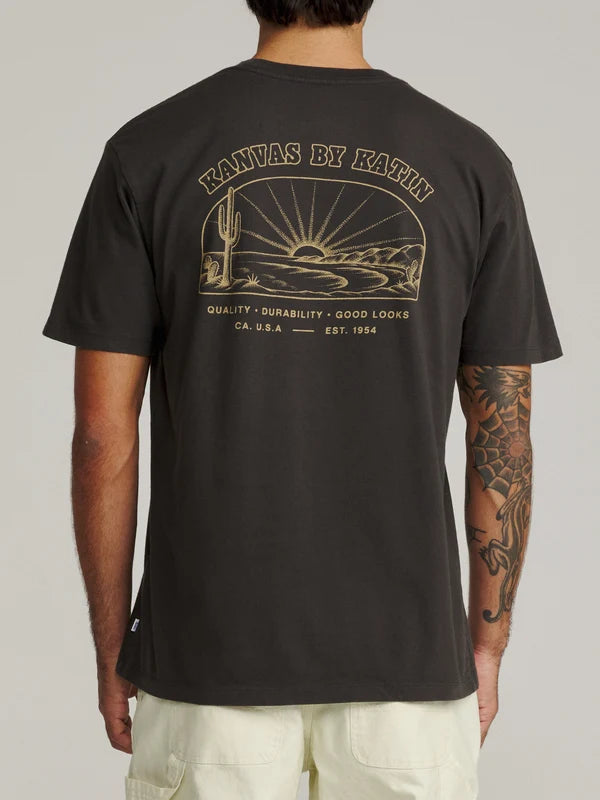 Katin Clint T-Shirt - Black Washed