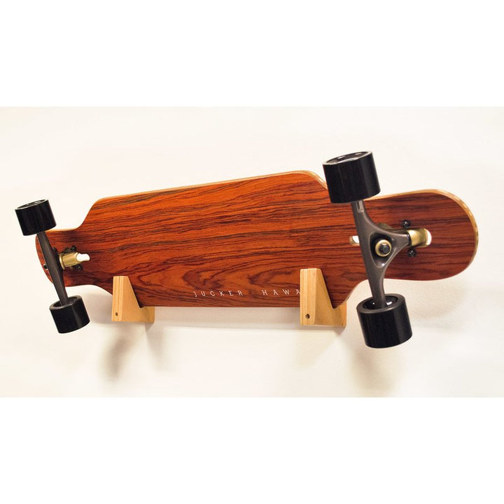 Jucker Hawaii Longboard / Jucker Hawai Skateboard / Balanceboard / Snowboard / Wakeboard Wandhalterung Set WOOD BLOCK