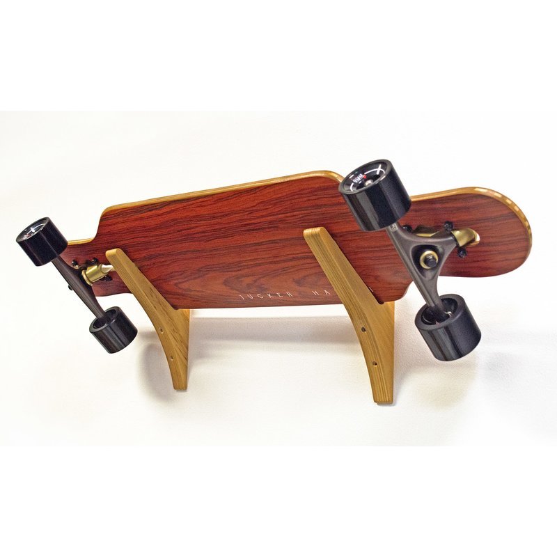 Jucker Hawaii Longboard /  Skateboard / Balanceboard / Snowboard / Wakeboard Wandhalterung Set WOOD