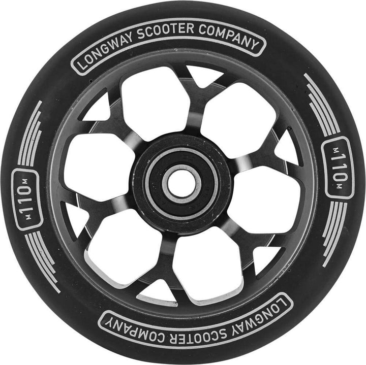 Longway Precinct Stunt Scooter Rolle - Black - 110mm
