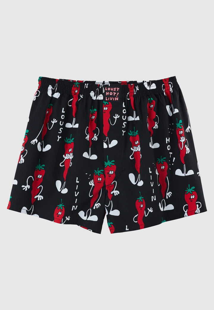 Lousy Livin CLEPTOMANICX Boxershort - Chilli