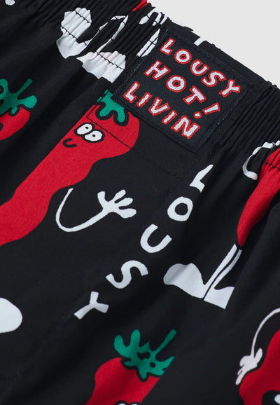 Lousy Livin CLEPTOMANICX Boxershort - Chilli