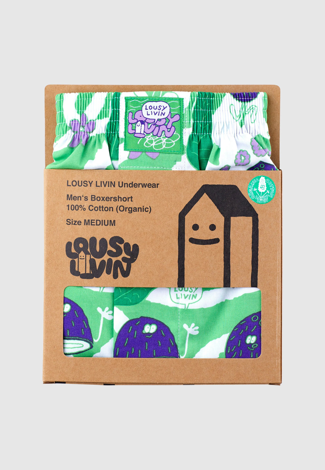 Lousy Livin CLEPTOMANICX Boxershort - Coconut