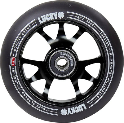 Lucky Toaster Stunt Scooter Wheel - black/blue - 100mm 