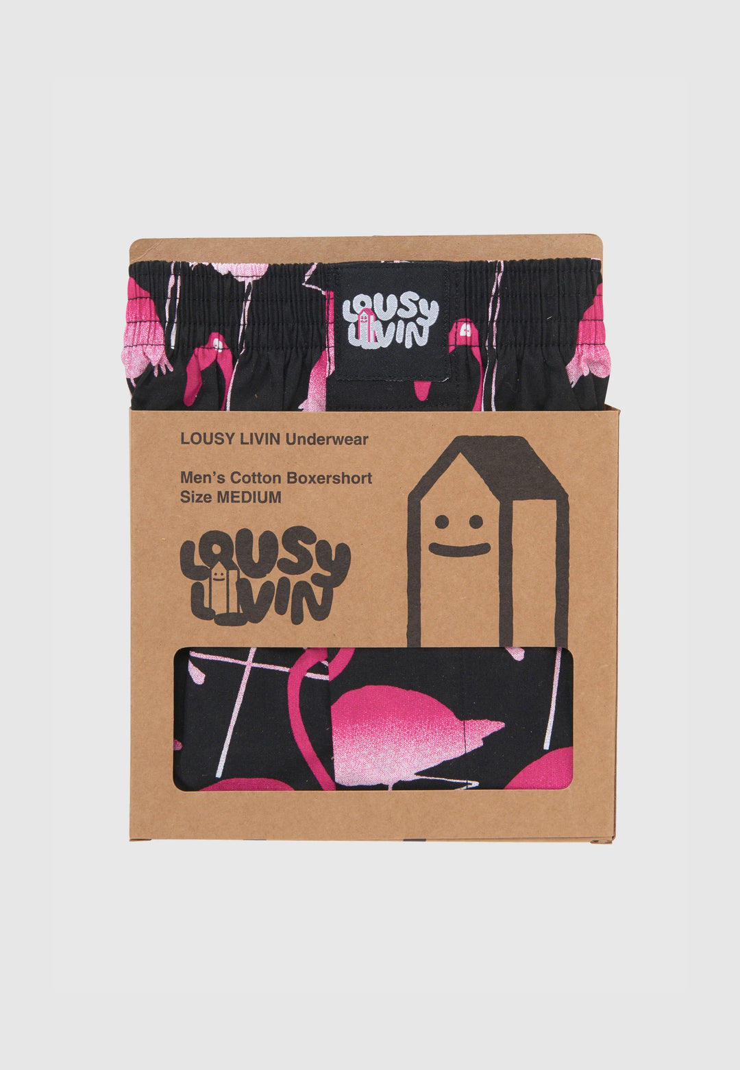 Lousy Livin CLEPTOMANICX Boxershort - Flamingo