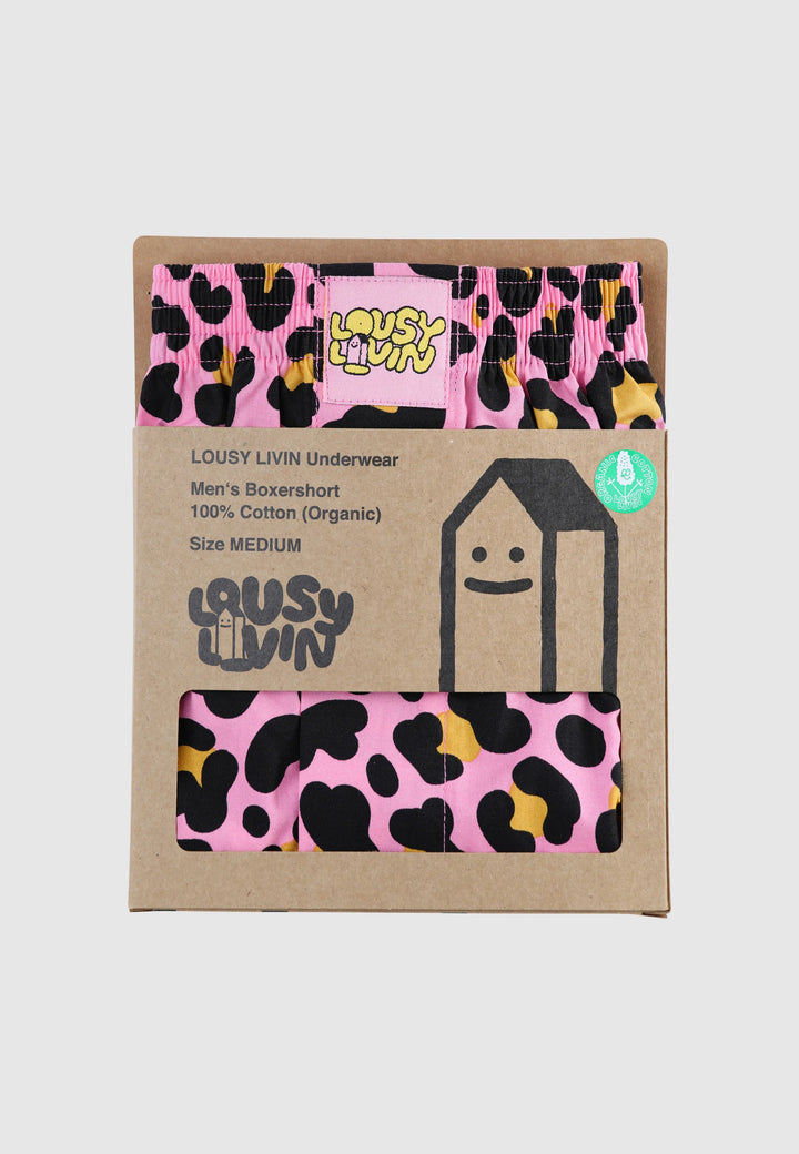 Lousy Livin CLEPTOMANICX Boxershort - Leroy Pink