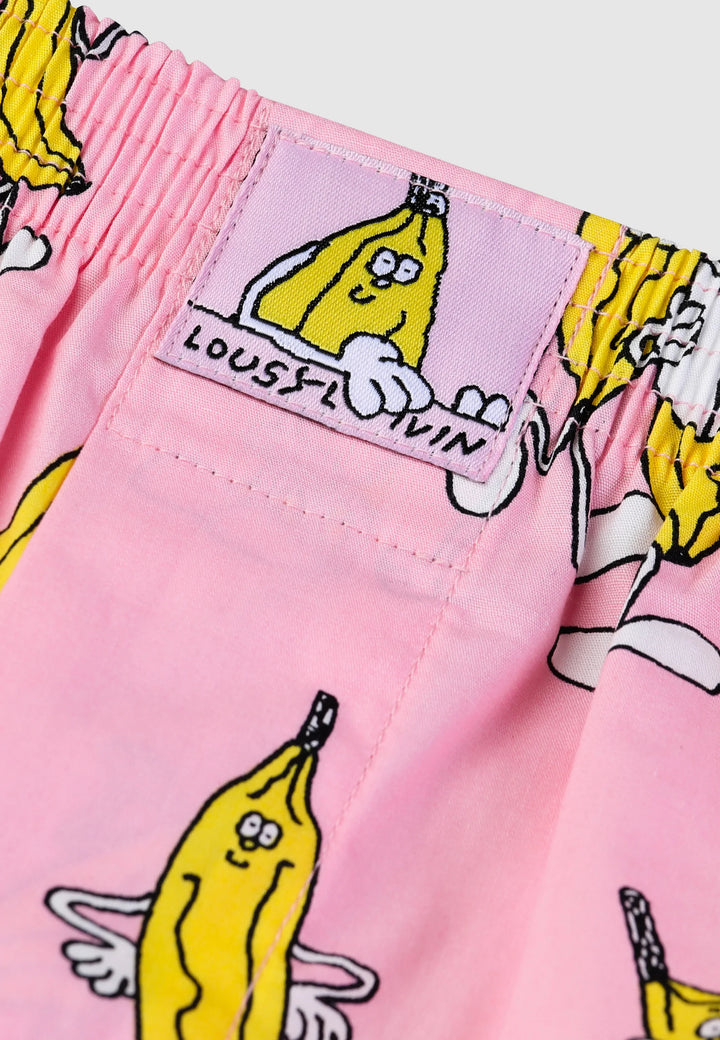 Lousy Livin CLEPTOMANICX Boxershort - Pink Banana