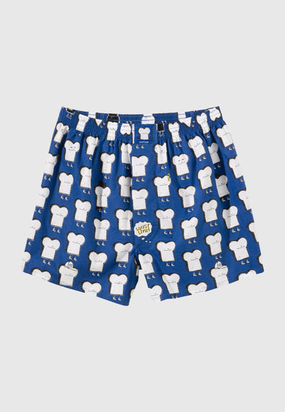 Lousy Livin CLEPTOMANICX Boxershort - Toast Blue Royal