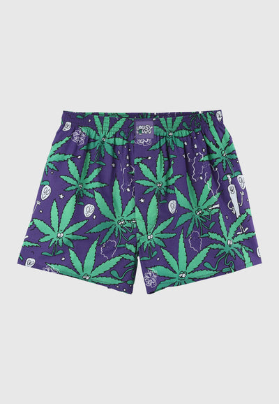 Lousy Livin CLEPTOMANICX Boxershorts - Weedy