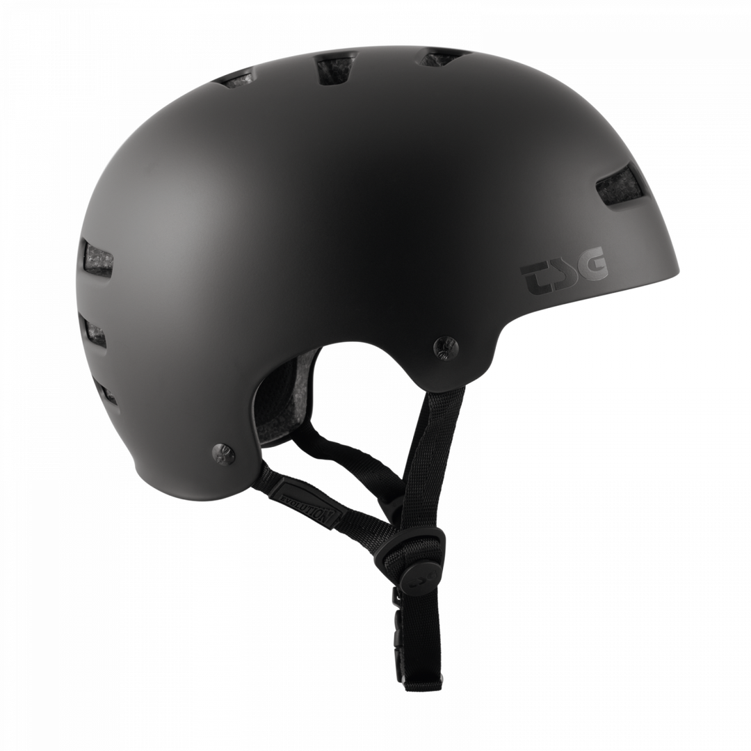 TSG Evolution Solid Colors Helm - satin dark black