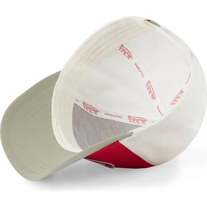 Von Dutch Baseball Cap - Rot/Weiß