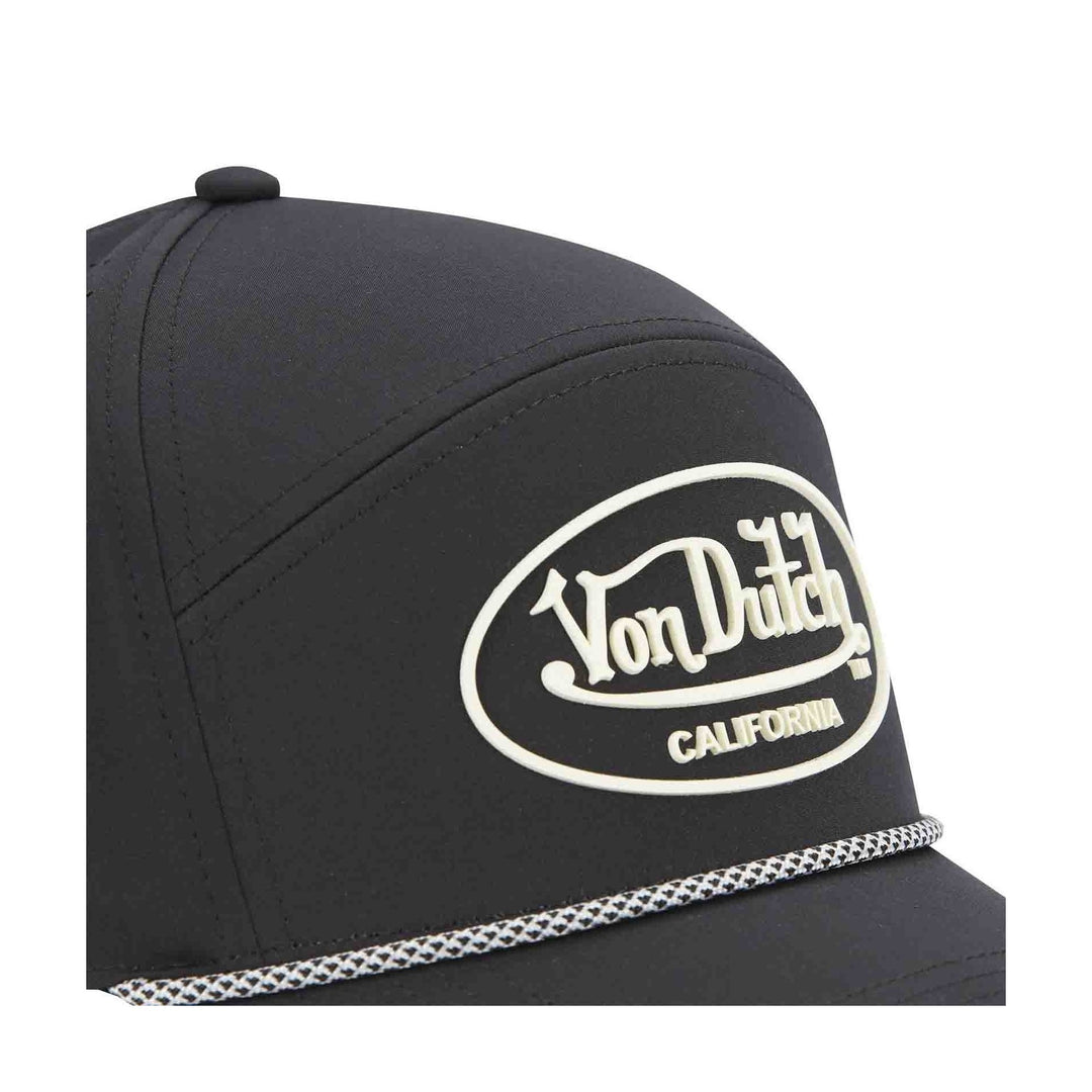 Von Dutch Cord 6-Panel Cap - Schwarz