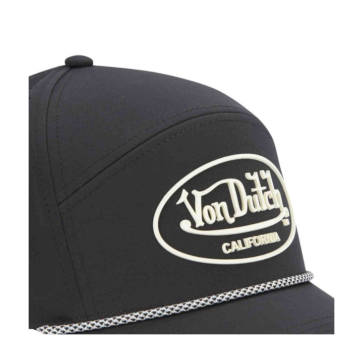 Von Dutch Cord 6-Panel Cap - Schwarz