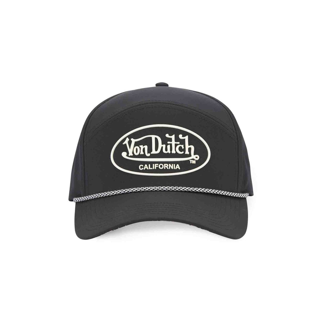 Von Dutch Cord 6-Panel Cap - Schwarz