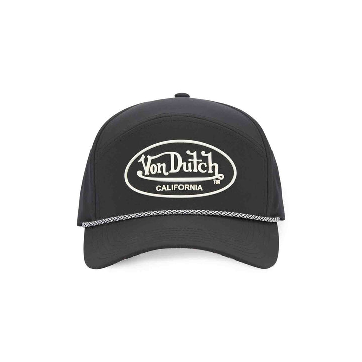 Von Dutch Cord 6-Panel Cap - Schwarz