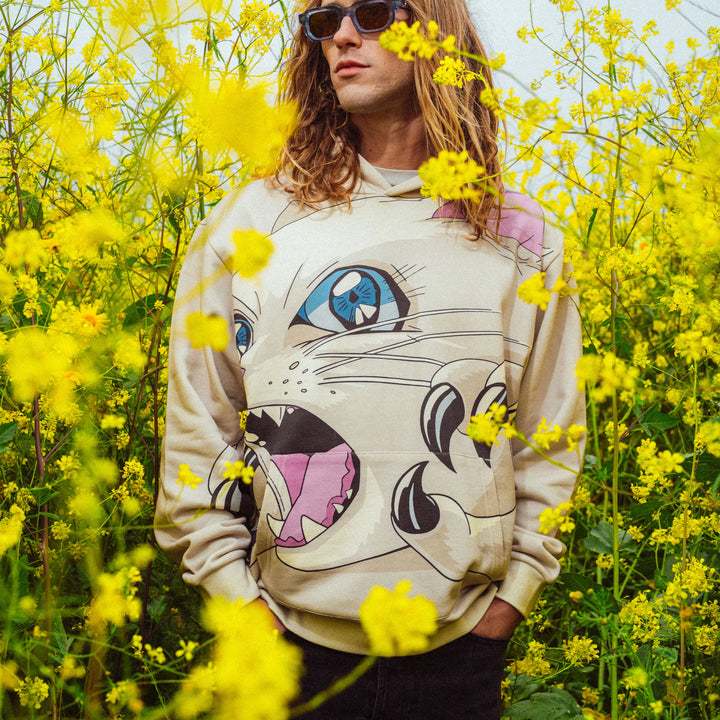 RIPNDIP Metal Claw Hoodie - Bone