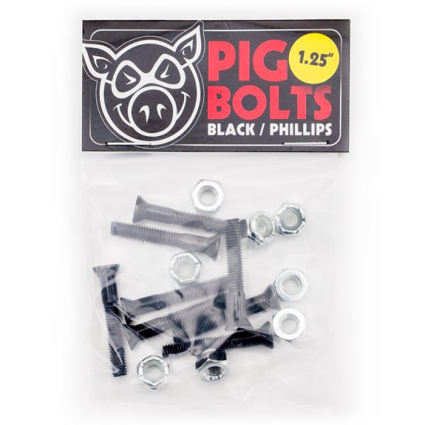 PIG Mounting-Kits Pig 1.25" Kreuz Bolts - Black