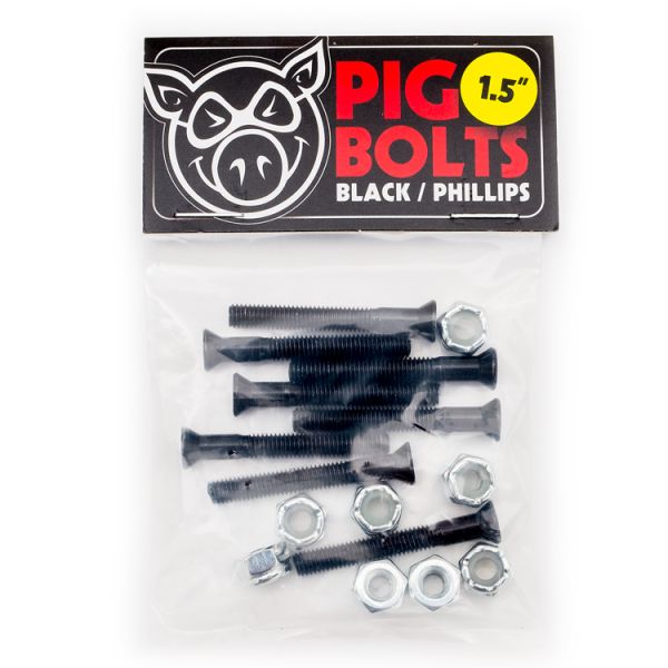PIG Mounting-Kits Pig 1.5" Kreuz Bolts - Black
