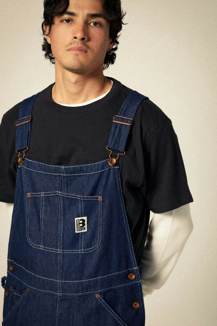 Brixton Builders Overall Latzhose Pant - Rinse Denim