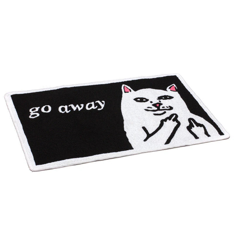 RIPNDIP Go Away Rug Teppich - Black