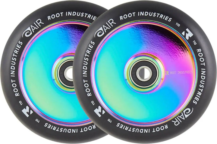 Root Air Schwarz Rollen 110mm 2 Stück - Neochrome (Kopie)