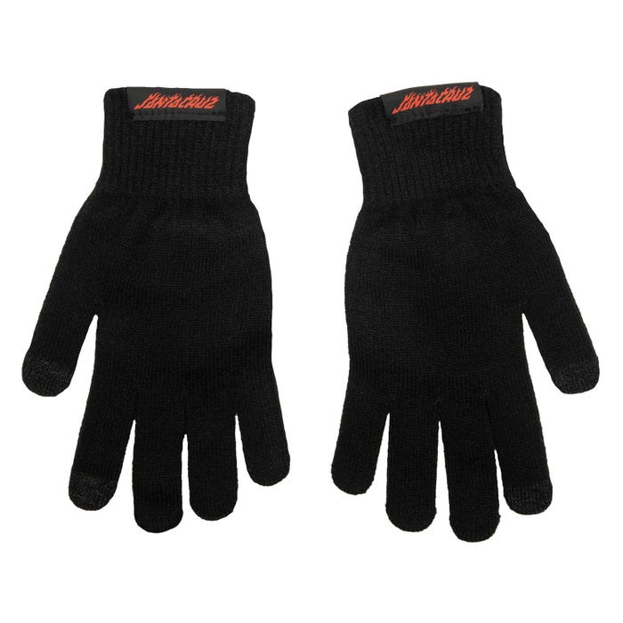 Santa Cruz Screaming Gloves - Black