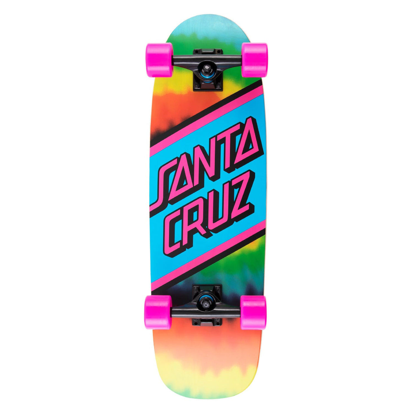 Santa Cruz Rainbow Tie Dye Street Skate Cruiser 8.79" X 29.05" - Multi