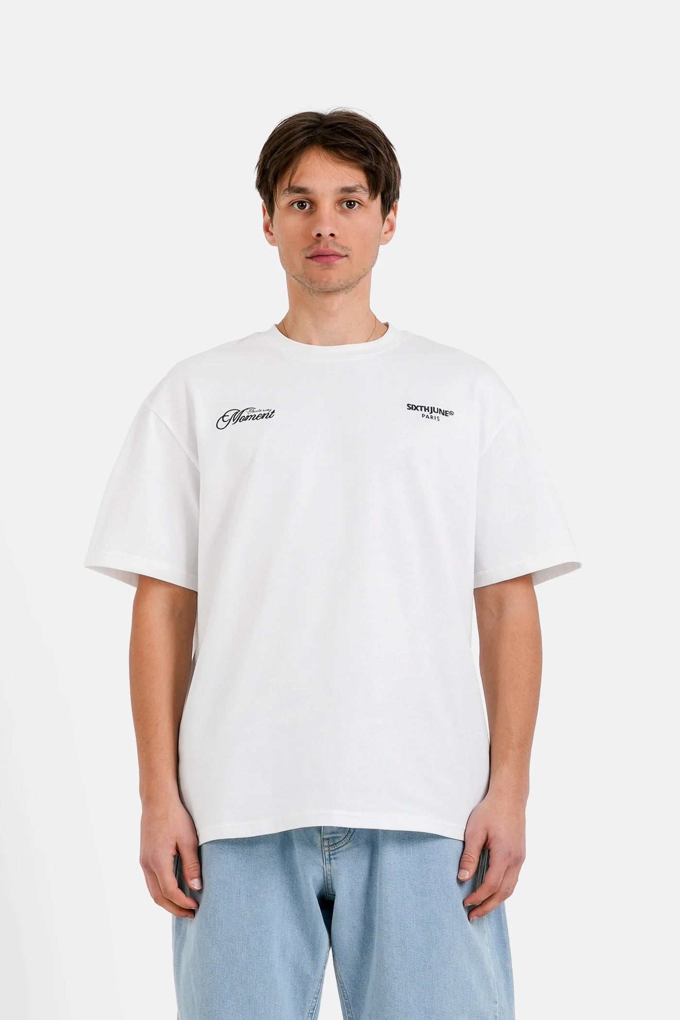 Sixth June T-Shirt mit Elevate-Stickerei White