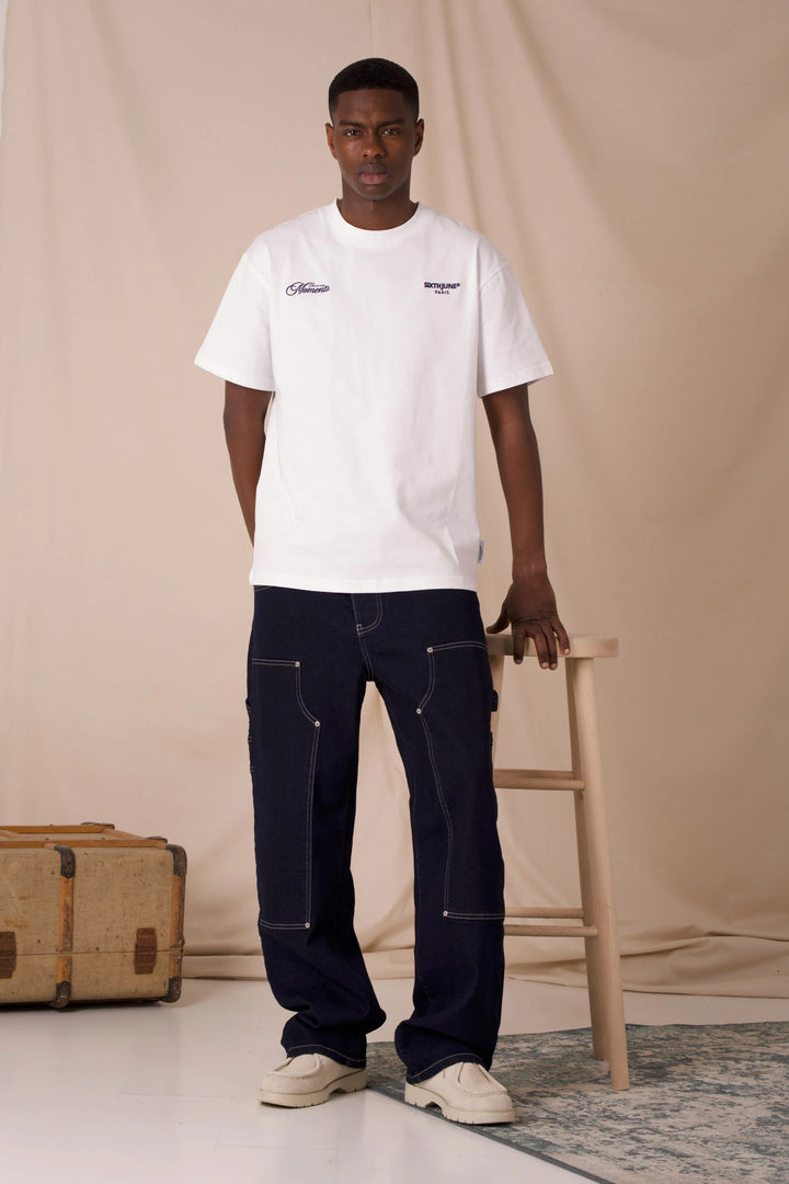 Sixth June T-Shirt mit Elevate-Stickerei White