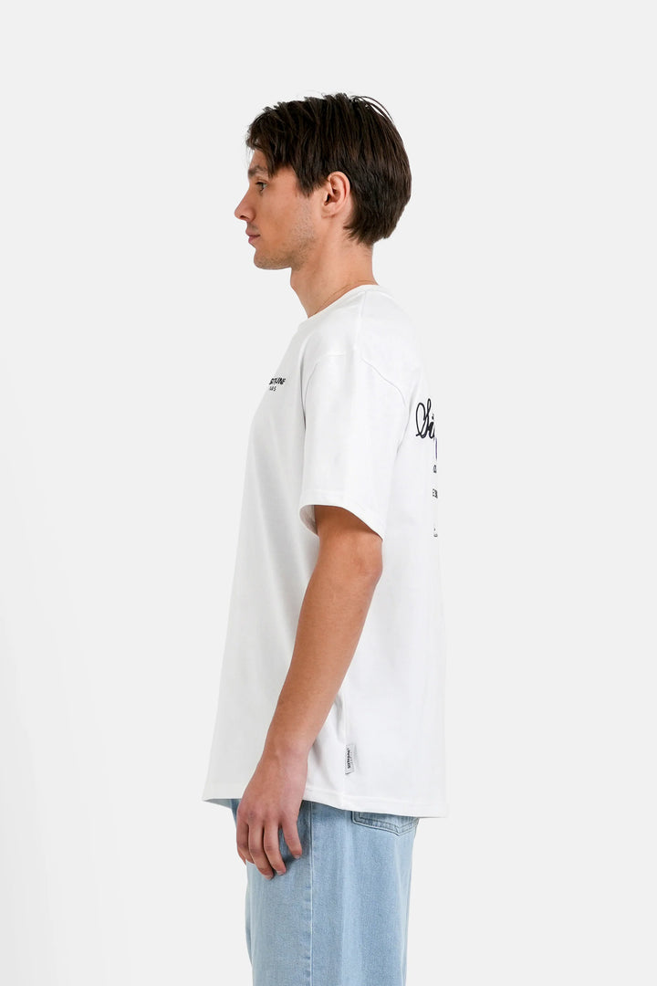Sixth June T-Shirt mit Elevate-Stickerei White