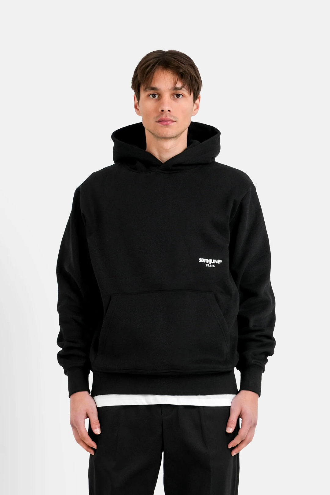 Sixth June La Vie En Rose Embro Hoodie - Black