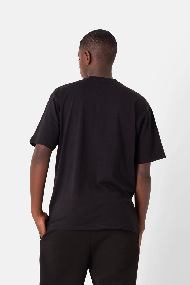 Sixth June Essentials Puff Logo T-Shirt - Black