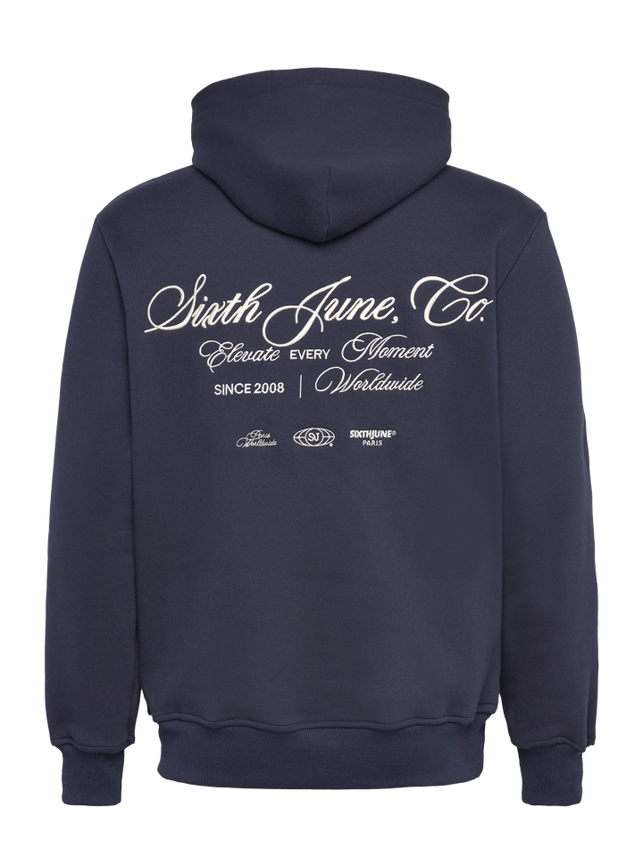 Sixth June Elevate Embro Hoodie - Navy