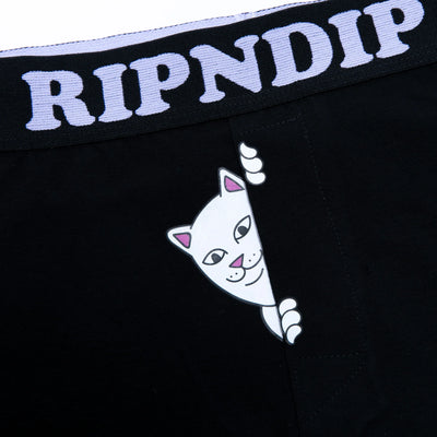 RIPNDIP PEEK A NERMAL BOXERS - BLACK