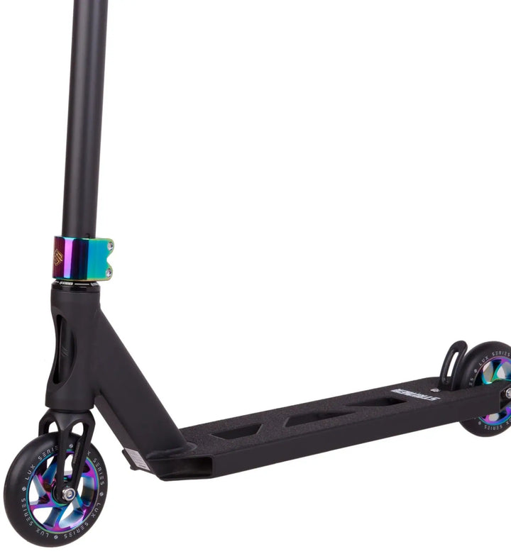 Striker Essential Stunt Scooter - Black/Rainbow