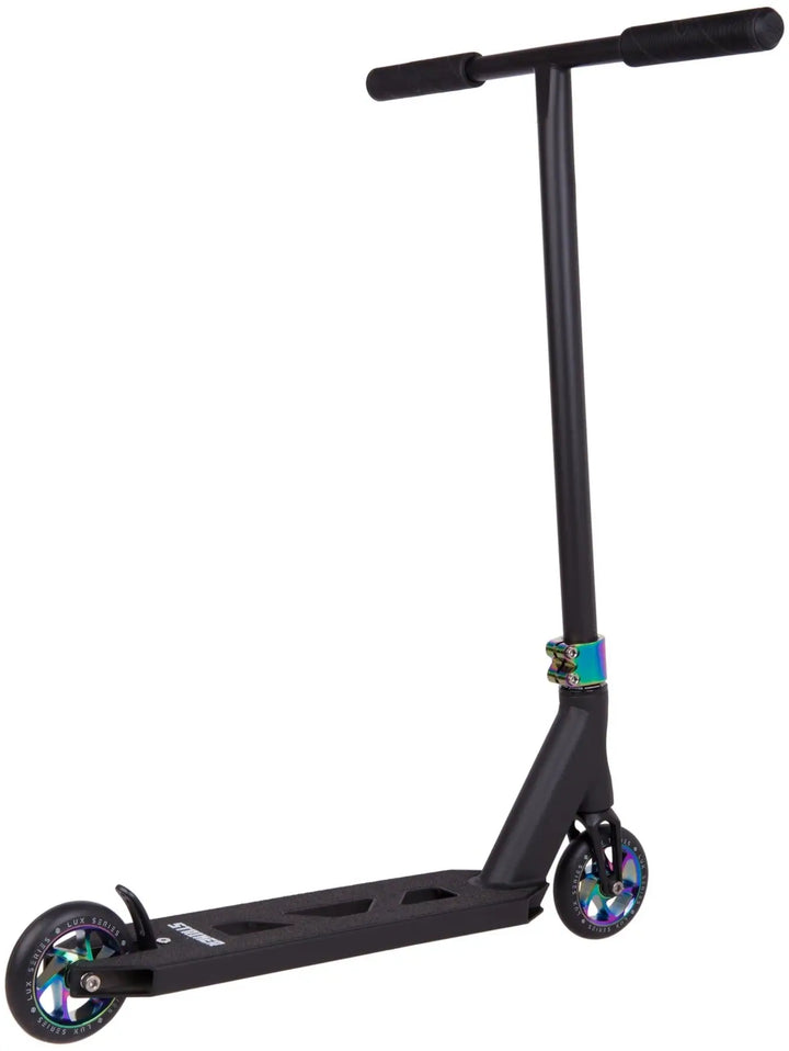Striker Essential Stunt Scooter - Black/Rainbow
