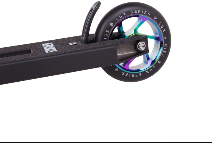 Striker Essential Stunt Scooter - Black/Rainbow