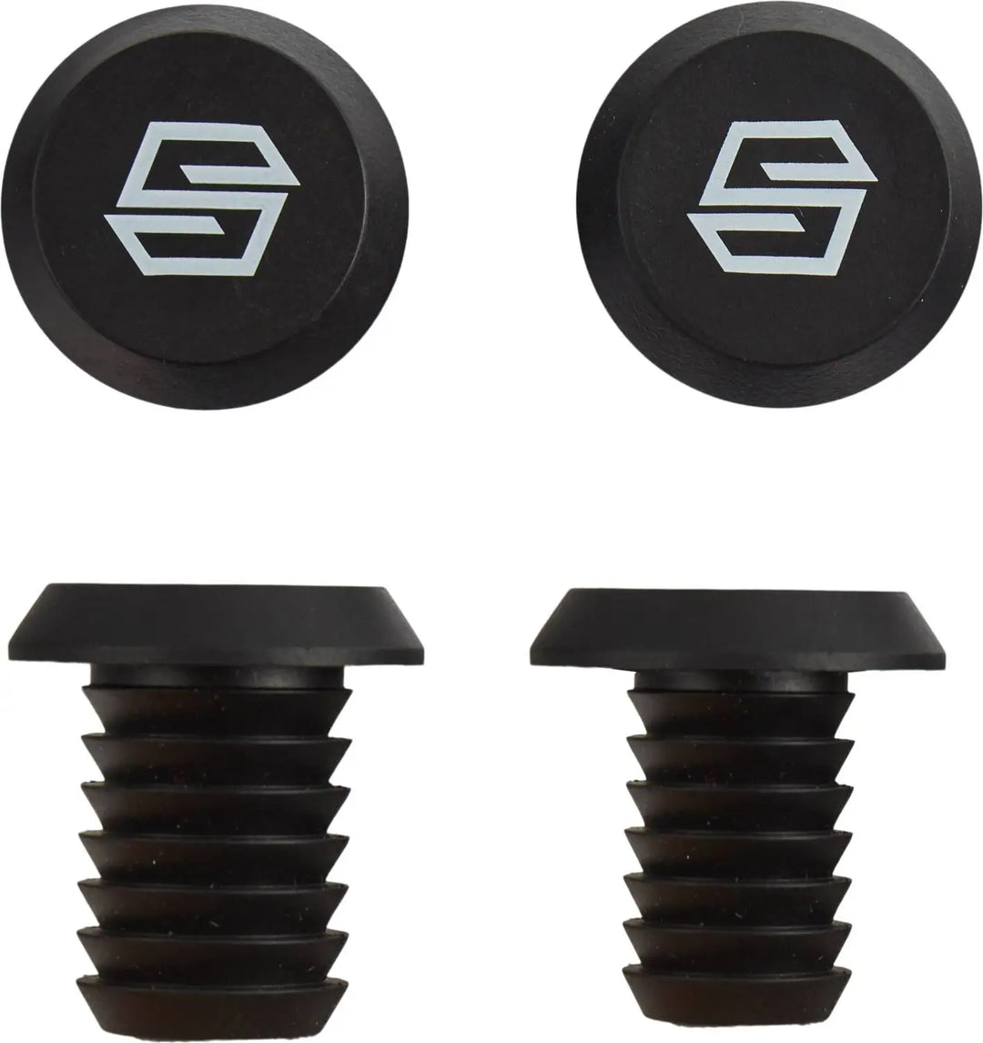 Striker Thick Logo Stunt Scooter Grips - Black / Gold