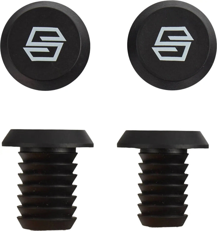 Striker Thick Logo Stunt Scooter Grips - Black / Gold