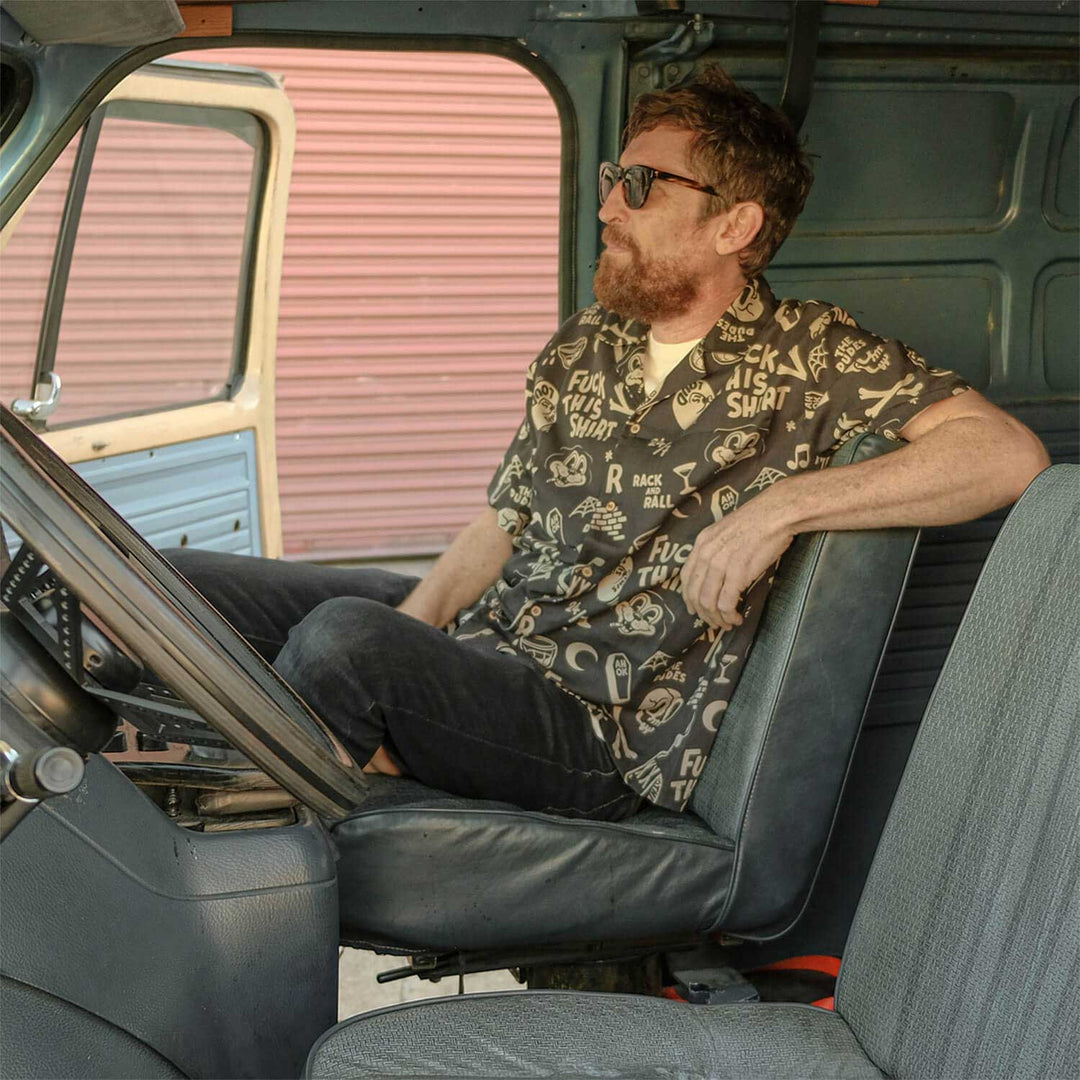 The Dudes Rack And Rall Hawaiian Shirt Hemd - Multicolor Black